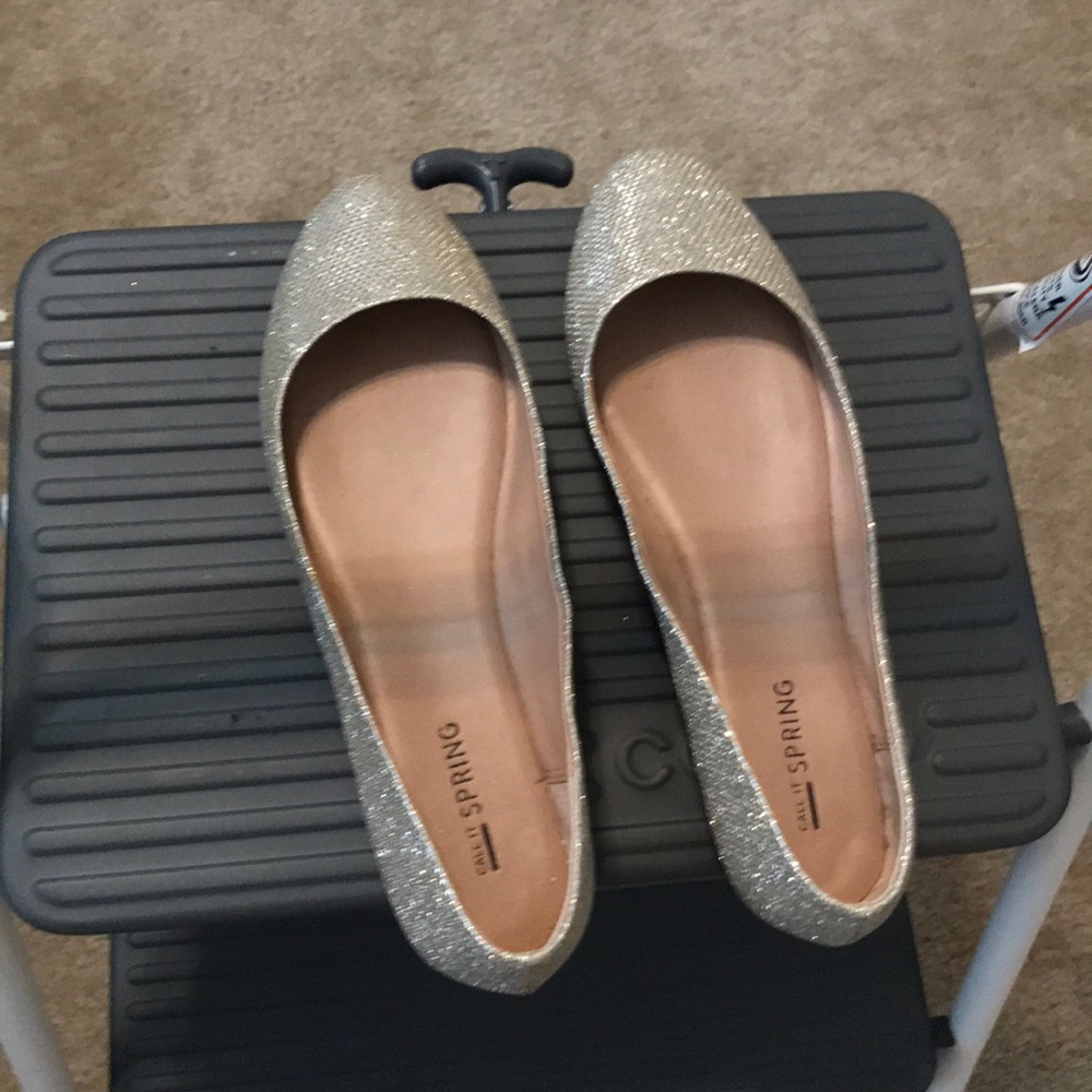 Sparkly flats